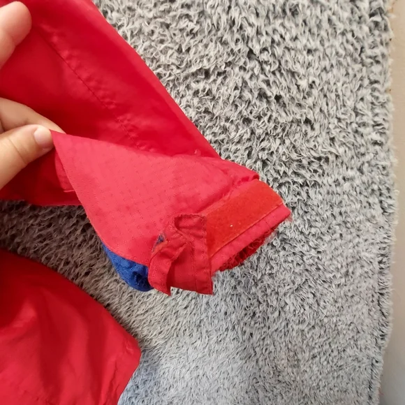 Columbia Sportswear Company Raincoat Kids 10/12 Red Doubled - Picture 5 of 9